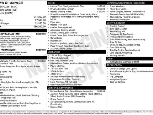 Used 2025 BMW X1 xDrive28i w/ Technology Package AWD/4WD image 4