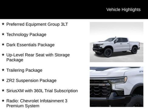 New 2026 Chevrolet Silverado 1500 ZR2 w/ LPO, Dark Essentials Package AWD/4WD image 17