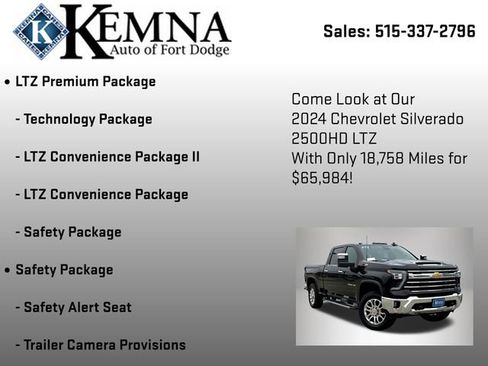 Used 2024 Chevrolet Silverado 2500 LTZ w/ LTZ Premium Package image 19