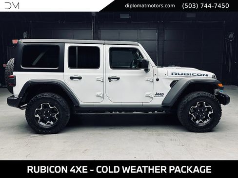 Used 2023 Jeep Wrangler Unlimited Rubicon 4xe w/ Cold Weather Group AWD/4WD image 8