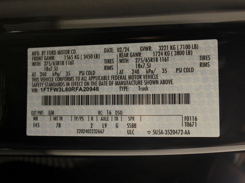 Certified 2024 Ford F150 XLT w/ Mobile Office Package image 24