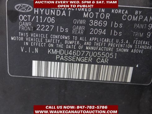 Used 2007 Hyundai Elantra Limited image 11