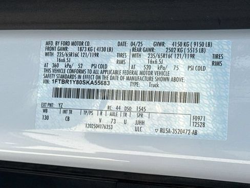 Used 2025 Ford Transit 250 Low Roof w/ Exterior Upgrade Package RWD image 38