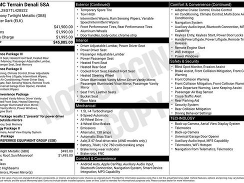 New 2026 GMC Terrain Denali AWD/4WD image 46