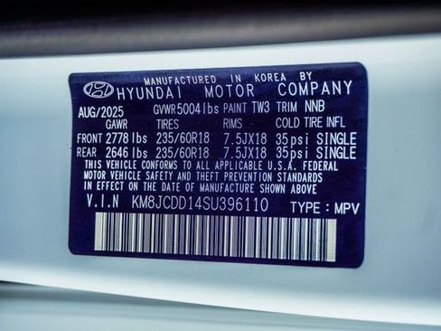 Certified 2025 Hyundai Tucson SEL AWD/4WD image 48