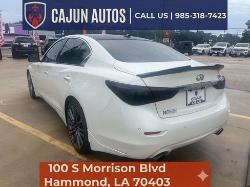 Used 2018 INFINITI Q50 Red Sport 400 w/ Cargo Package (L95) RWD image 8
