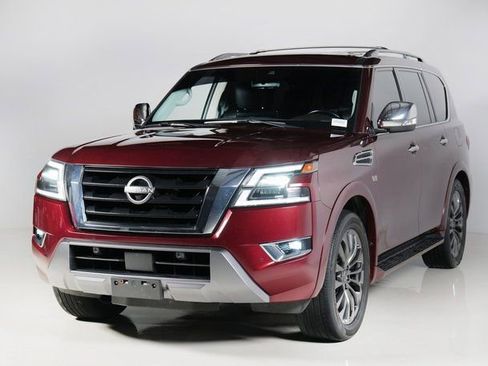Used 2021 Nissan Armada Platinum w/ Captain's Chairs Package image 1