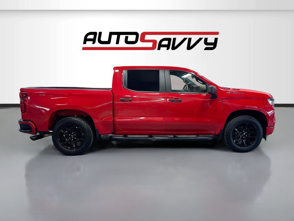 Used 2025 Chevrolet Silverado 1500 Custom w/ Turbomax Blackout Package AWD/4WD image 8
