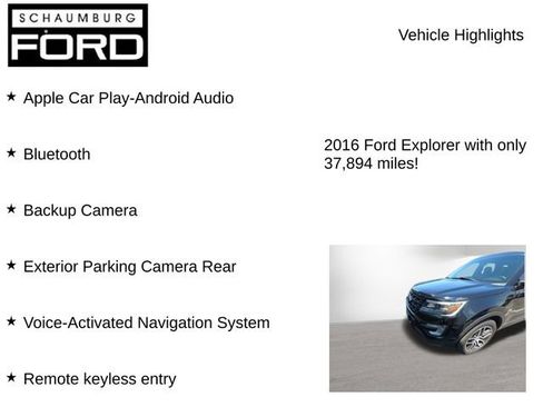 Used 2016 Ford Explorer Sport w/ Equipment Group 401A AWD/4WD image 8