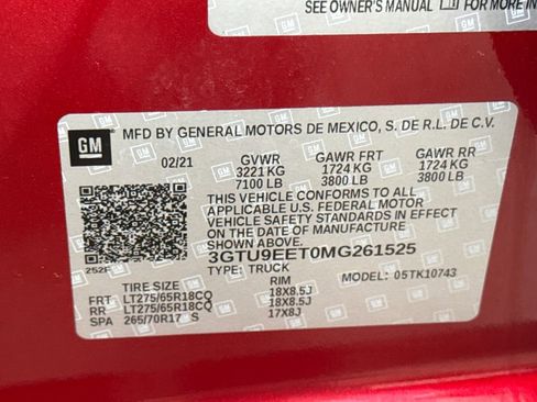 Used 2021 GMC Sierra 1500 AT4 w/ AT4 Value Package AWD/4WD image 30