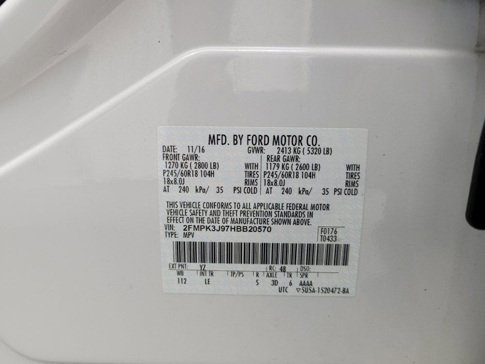 Used 2017 Ford Edge SEL w/ Equipment Group 201A FWD image 33