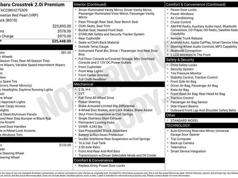 Used 2019 Subaru Crosstrek 2.0i Premium image 21