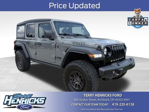 Used 2023 Jeep Wrangler Unlimited Sport w/ Xtreme 35 Tire Package AWD/4WD image 1
