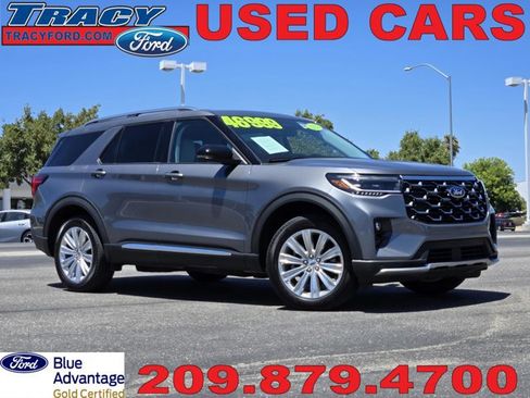 Certified 2025 Ford Explorer Platinum w/ LUX Leather Package AWD/4WD image 1
