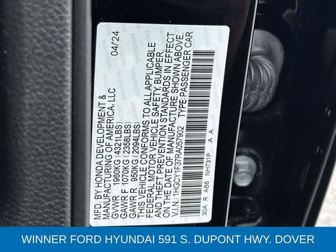 Used 2024 Honda Accord EX image 27