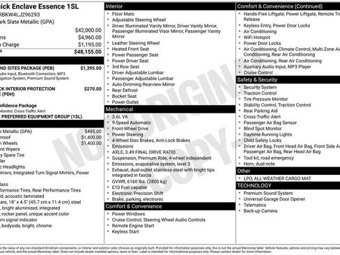 Used 2020 Buick Enclave Essence w/ Sound and Sites Package image 5