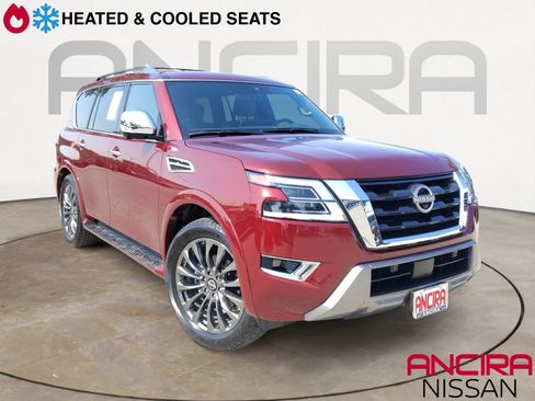Used 2024 Nissan Armada Platinum w/ Captain's Chairs Package RWD image 1