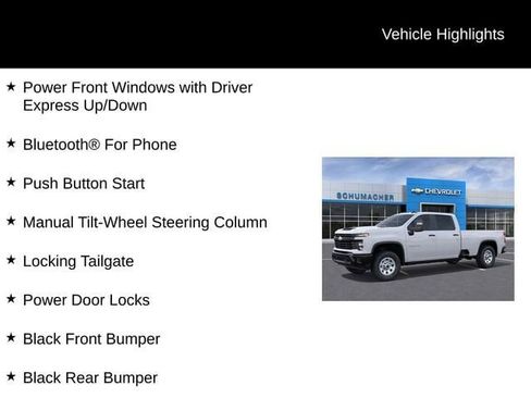 New 2026 Chevrolet Silverado 2500 W/T w/ WT Convenience Package image 11