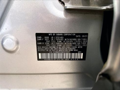 Used 2021 Subaru Ascent Touring AWD/4WD image 37