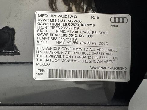 Used 2019 Audi Q5 2.0T Premium Plus w/ Premium Plus Package AWD/4WD image 11