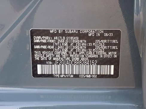 Certified 2024 Subaru Crosstrek 2.0i Premium AWD/4WD image 10