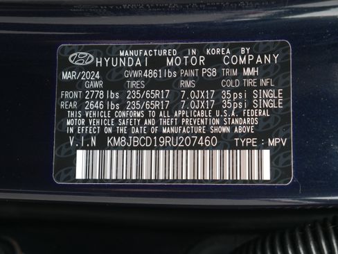 Used 2024 Hyundai Tucson Blue AWD/4WD image 35