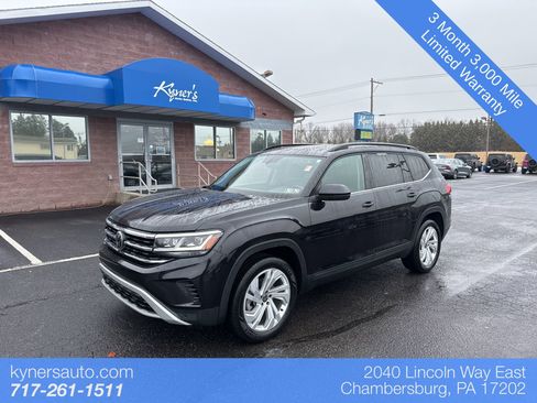 Used 2021 Volkswagen Atlas SE w/ Panoramic Sunroof Package image 1