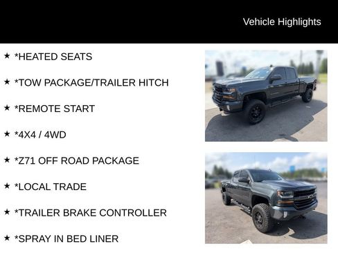 Used 2017 Chevrolet Silverado 1500 LT w/ All Star Edition AWD/4WD image 5