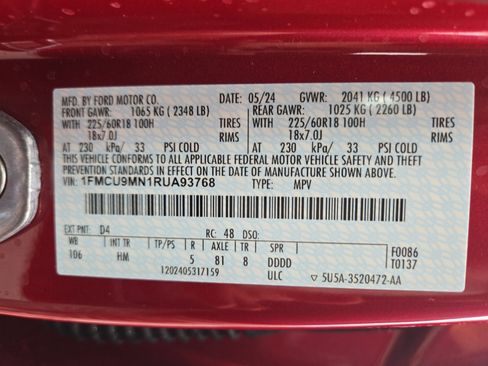 Used 2024 Ford Escape ST-Line w/ Tech Pack #1 AWD/4WD image 26