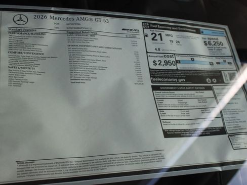 New 2026 Mercedes-Benz AMG GT 53 image 39