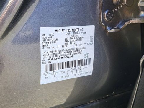 Certified 2022 Ford Explorer XLT w/ Equipment Group 202A image 37