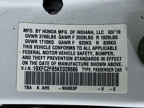 Used 2019 Honda Civic Sport image 12