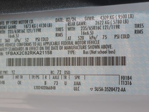 Used 2024 Ford Transit 350 XLT RWD image 50
