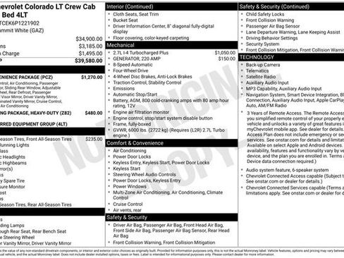 Used 2023 Chevrolet Colorado LT w/ LT Convenience Package AWD/4WD image 39