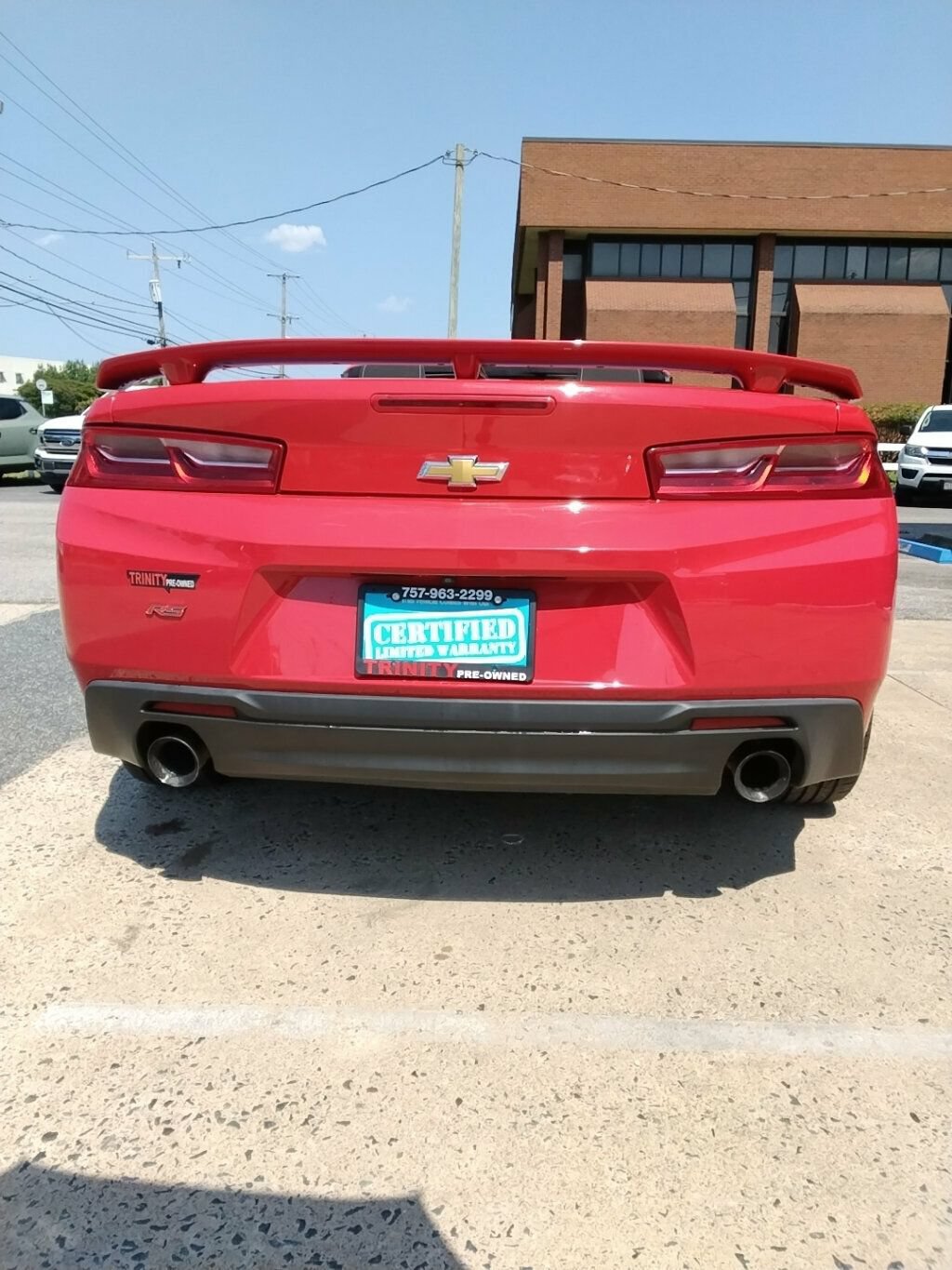 Used 2017 Chevrolet Camaro LT w/ RS Package RWD image 3
