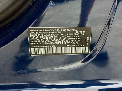 Used 2021 Volkswagen Passat 2.0T R-Line FWD image 33