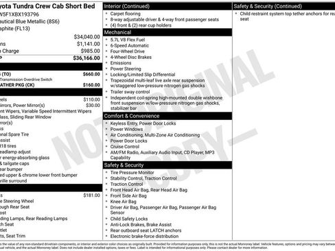 Used 2011 Toyota Tundra 4x4 CrewMax w/ Tow Pkg image 13