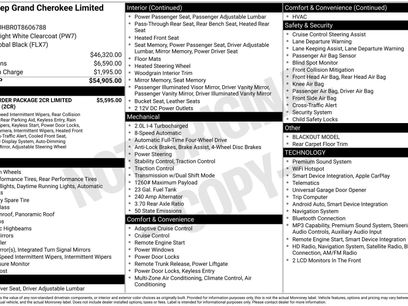 New 2026 Jeep Grand Cherokee Limited