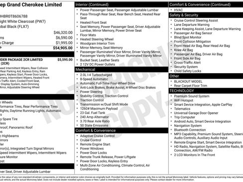 New 2026 Jeep Grand Cherokee Limited AWD/4WD image 1