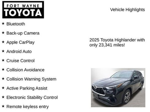 Used 2025 Toyota Highlander XLE image 7