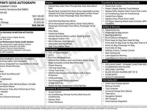 Used 2022 INFINITI QX50 Autograph image 39