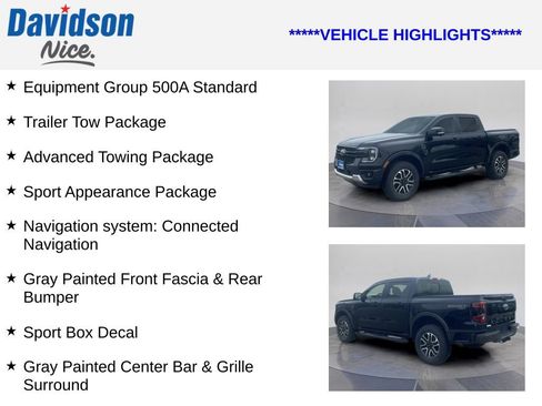 Used 2024 Ford Ranger Lariat w/ Advanced Towing Package image 4