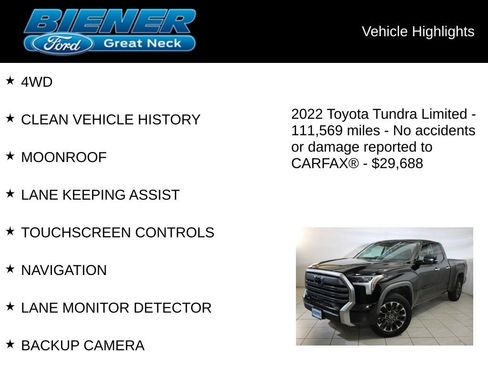 Used 2022 Toyota Tundra Limited image 9