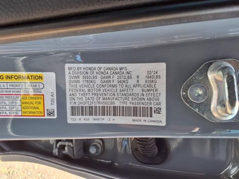 Used 2024 Honda Civic Sport image 30