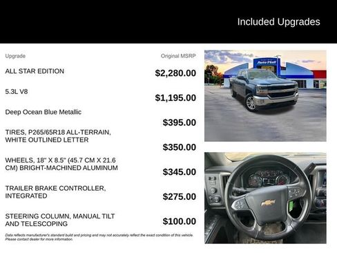 Used 2016 Chevrolet Silverado 1500 LT w/ All Star Edition AWD/4WD image 7