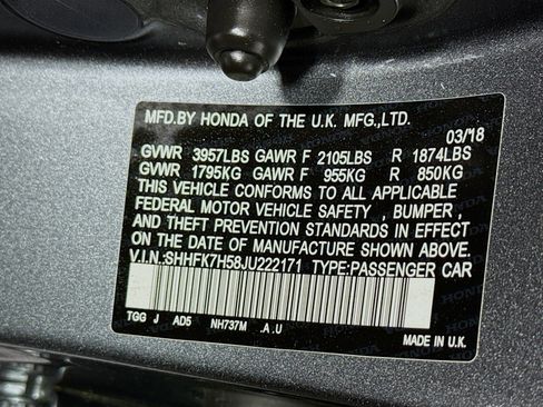 Used 2018 Honda Civic EX image 40