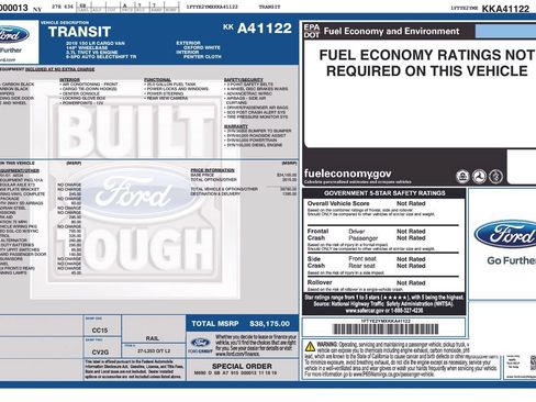 Used 2019 Ford Transit 150 148 Low Roof RWD image 16