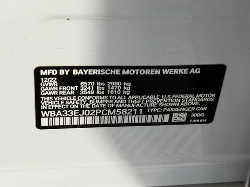 Certified 2023 BMW 760i xDrive image 19