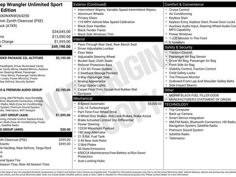 Used 2022 Jeep Wrangler Unlimited Sport image 6