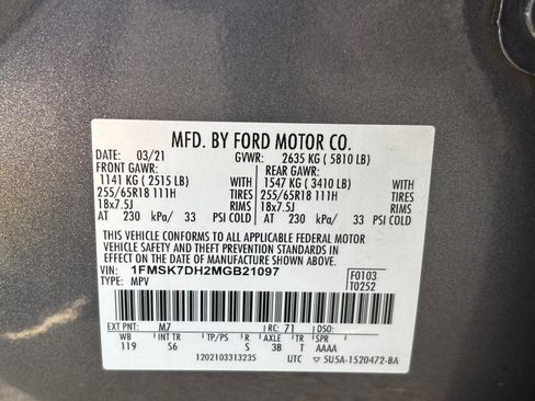 Used 2021 Ford Explorer XLT w/ Equipment Group 202A image 33